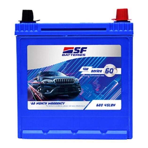SF BATTERIES 4W SERIES 60S-45LBH - 60 MONTHS WARRANTY*