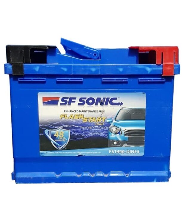 SF BATTERIES 4W SERIES 60S-DIN55R/L - 60 MONTHS WARRANTY*